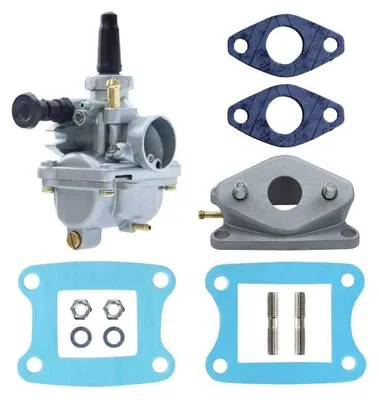 Image de Carburateur VM16 16 mm + collecteur d'admission + joints pour Honda MT, MB, MTX, MBX 50 de Citomerx