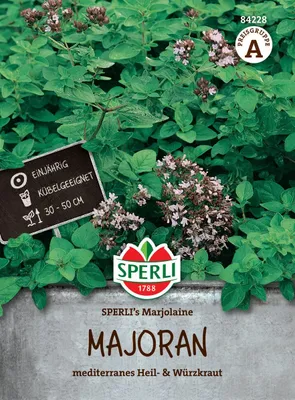 Produktbild von SPERLI Majoransamen Marjolaine Origanum majorana 200 Pflanzen