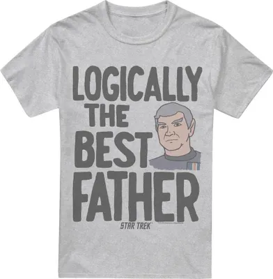 Produktbild von Star Trek - "Logically the Best Father" T-Shirt für Herren TV5685 (M) (Sport Heide)