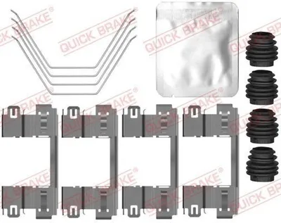 Produktbild von QUICK BRAKE 109-0146 Zubehörsatz Scheibenbremsbelag Vorne für KIA SORENTO III