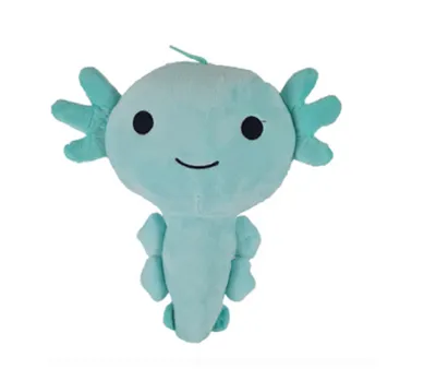 Produktbild von Axolotl Kuscheltier 30 cm – XL Plüschtier Molch/Echse türkis