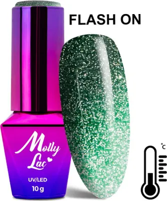 Image de MollyLac Thermo Flashing Lights Rumor Hybrid Vernis à ongles 10 g No. 695