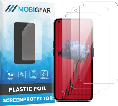 Produktbild von Mobigear  Nothing Phone (1) Displayschutz Schutzfolie - Hüllenfreundlich (3er Pack)
