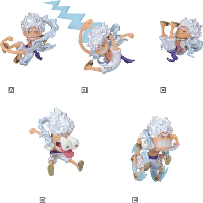 Produktbild von One Piece – Wcf Luffy Gear 5 Metallic – Sortiment mit 12 Figuren à 7 cm