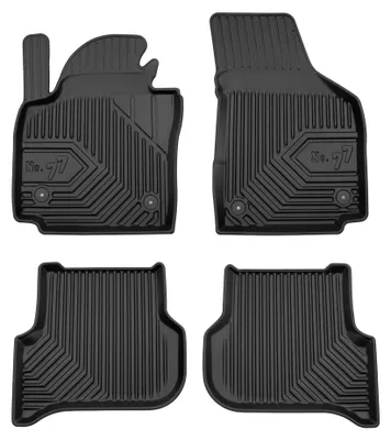 Imagen del producto de Alfombrillas de goma para Volkswagen Golf Plus 2005-2014 (monovolumen) – juego de 4 piezas, , a medida