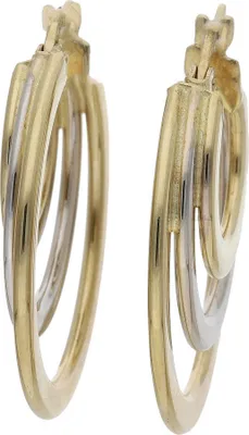 Produktbild von JuwelmaLux Creolen 333 Gold- und Weißgold JL30-06-1859