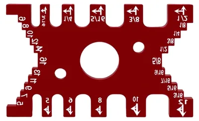 Produktbild von Schwalbenschwanzlehre aus Aluminiumlegierung für die Holzbearbeitung