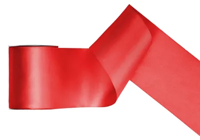 Produktbild von Satinband 100mm x 25m rot