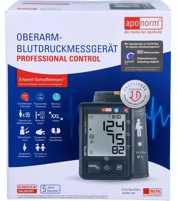 Produktbild von Aponorm Blutdruck Messgerät Prof. Control Oberarm, 1 St