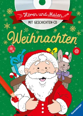 Produktbild von Hören und Malen: Weihnachten (mit CD)