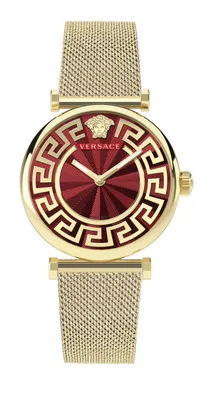 Produktbild von Versace VE1CA0523 LADY rot gold Edelstahl Armband Uhr Damen NEU