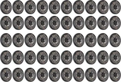 Produktbild von Holzknöpfe - Nähen Zubehör Deko - Handwerk Startseite - Blumen schneiden - 25 mm 50 Stück - Naturholz