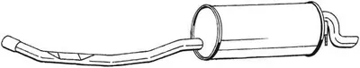 Produktbild von Bosal Endschalldämpfer  283-139