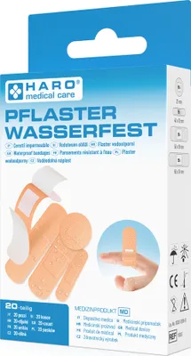Produktbild von HARO Pflaster-Strips wasserfest hautfarben 20er Pack