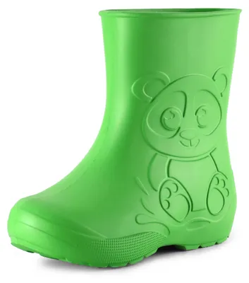 Image de Ladeheid Eva Enfants Garçons Filles Bottes de pluie LA-CA-10 (Vert, 28/29 EU)