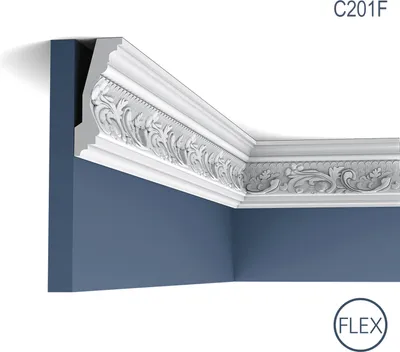 Produktbild von Zierleiste Orac Decor C201F LUXXUS flexible Eckleiste Stuck Leiste Profilleiste Stuckeinrichtungs Decken Wand Leiste 2 Meter