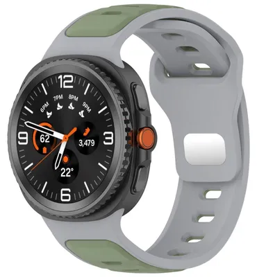 Obrázek produktu pro Silikonový dvoubarevný řemínek s rychloupínáním pro Samsung Galaxy Watch 8 / 8 Classic