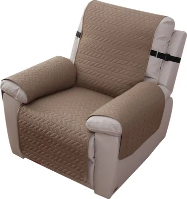 Produktbild von Ochraniacz na fotel Pikowany, 100% wodoodporny pokrowiec na fotel Pokrowiec na sofę Pokrowiec ochronny na fotel Sofa rozkładana, brązowy