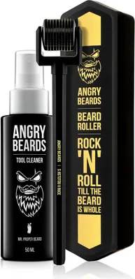 Obrázek produktu pro Angry Beards Beard Roller Růst vousů Dermaroller Derma Roller Další růst vousů