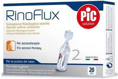 Immagine prodotto di Pic Rinoflux Soluzione fisiologica monodose 20x 2ml