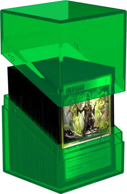 Obrázek produktu pro Krabička na karty Ultimate Guard - Boulder Deck Case Clear Emerald (100+)
