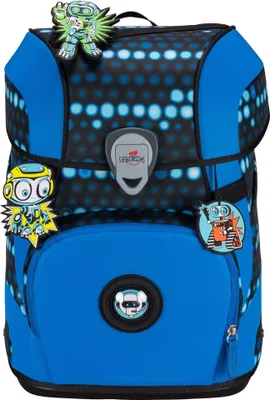 Produktbild von DerDieDas ErgoFlex Tiny Exklusiv Superflash Schulranzenset 5-teilig Blue Robot blau