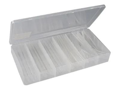 Produktbild von Schrumpfschlauch-Sortiment 100-teilig in praktischer Box transparent