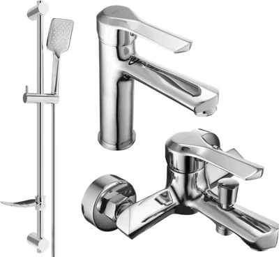 Produktbild von Mexen Sabre DF62 Badewannenset, Chrom - 72103DF62-00