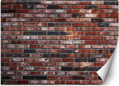 Produktbild von Vlies fototapete Rote Backsteinmauer 150x105 cm Feeby Rot inkl. Kleber einfache Montage