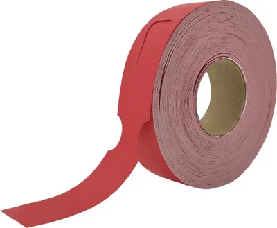 Image de Étiquettes à boucle rouges CombiCraft - 279 x 48 mm - avec détection métallique - 500 étiquettes sur rouleau