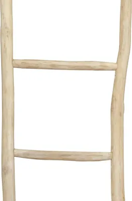 Produktbild von vidaXL Žebřík na ručníky s 5 příčkami Teak 45 x 150 cm