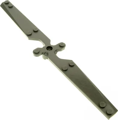 Produktbild von 1x Lego Propeller 2er Blatt 4x22 alt-dunkel grau Flügel Blätter 4153027 30644