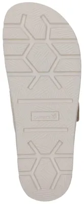 Produktbild von Caprice Damen Pantolette Leder Zweiriemer mit Plateausohle 9-27202-46, Größe:38 EU, Farbe:Silber