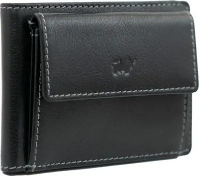 Produktbild von Portemonnaie AREZZO RFID Geldbörse S 6 Kartenfächer schwarz Herren - Leder