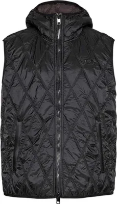 Immagine prodotto di Diesel - Gilet da uomo, trapuntato SY105 (L) (Nero)