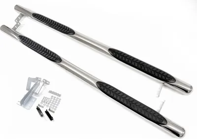 Image de Tubes Marche Pieds Latéraux Compatible avec Peugeot 3008 / Opel Grandland X 2017-2024, 2 pcs Droite + Gauche, d'installation et de Fixation
