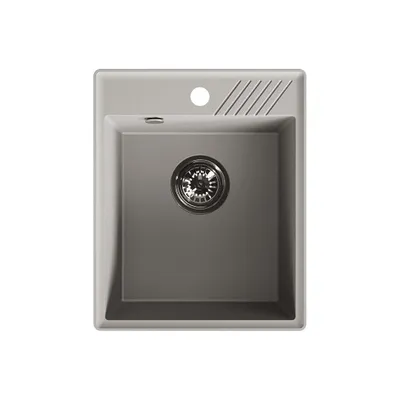 Produktbild von Grau Granitspüle 1 Becken Breite 394 mm Länge 485 mm
