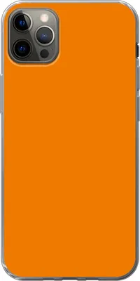 Produktbild von MuchoWow® Handyhülle Schutzhülle Hülle für Telefoonhoesje iPhone 12 Pro Max Orange - Jahreszeiten - Herbst - Farbe Silikon Softcase Handy Hülle - Hartschale