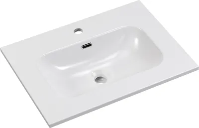 Zdjęcie produktu dla Umywalka Meblowa Ceramiczna 61X46 Cm Biały Połysk Prostokątna