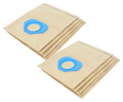 Produktbild von vhbw 10x Staubbeutel Ersatz für Nilfisk PN1, PN1P, NI2, NI2m, NI01 für Staubsauger - 31,5cm x 23,4cm braun