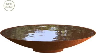 Produktbild von Adezz Wasserschale WSN6 ø 2000 mm Cortenstahl