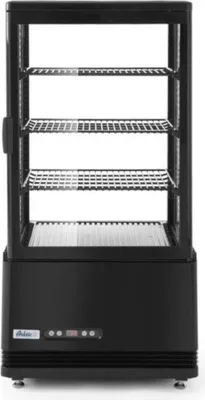 Produktbild von HENDI Aufsatz Kühlvitrine 68 Liter 452x406x(H)891mm - schwarz