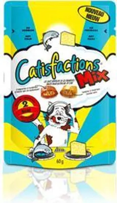 Productafbeelding van Catisfactions Kattensnoepjes Zalm/kaas 60gr