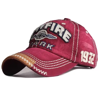 Produktbild von Sporty Baseballcap Spitfire Distressed Snapback Vintage Used Look Retro Flugzeug Oldschool Kappe Mütze Cap Schirmmütze Basecap
