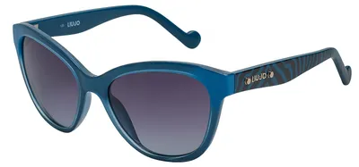 Produktbild von Liu Jo Damen-Sonnenbrille LJ613S im Cat-Eye-Stil mit Animal-Print-Details