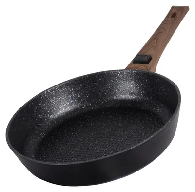 Produktbild von Durandal Legende PANLEGEND24 Bratpfanne, 24 cm max. Durchmesser, Induktionsherd-geeignet, Antihaftbeschichtung, abnehmbarer Griff
