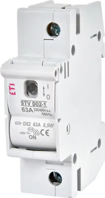 Immagine prodotto di Fusibile sezionatore D02 63A 1P ETI 002271001