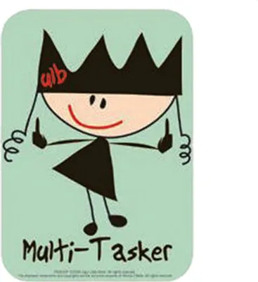 Produktbild von Aufkleber - Multi-Tasker - Sticker