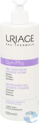 Image de Uriage Gyn-Phy Gel rafraîchissant pour l'hygiène intime 500 ml