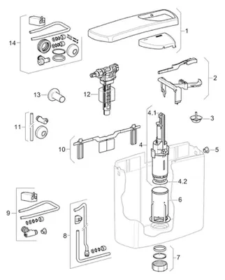Produktbild von Geberit Glocke, 240.950.00.1